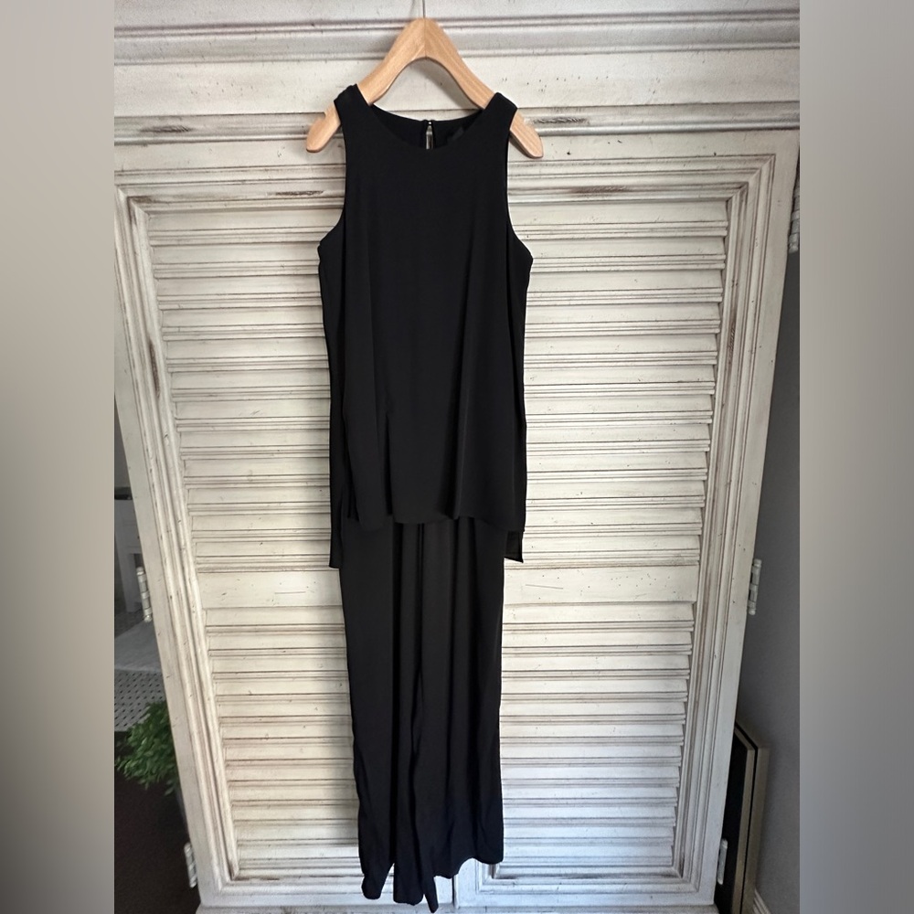 White House Black Market jumpsuit in black.